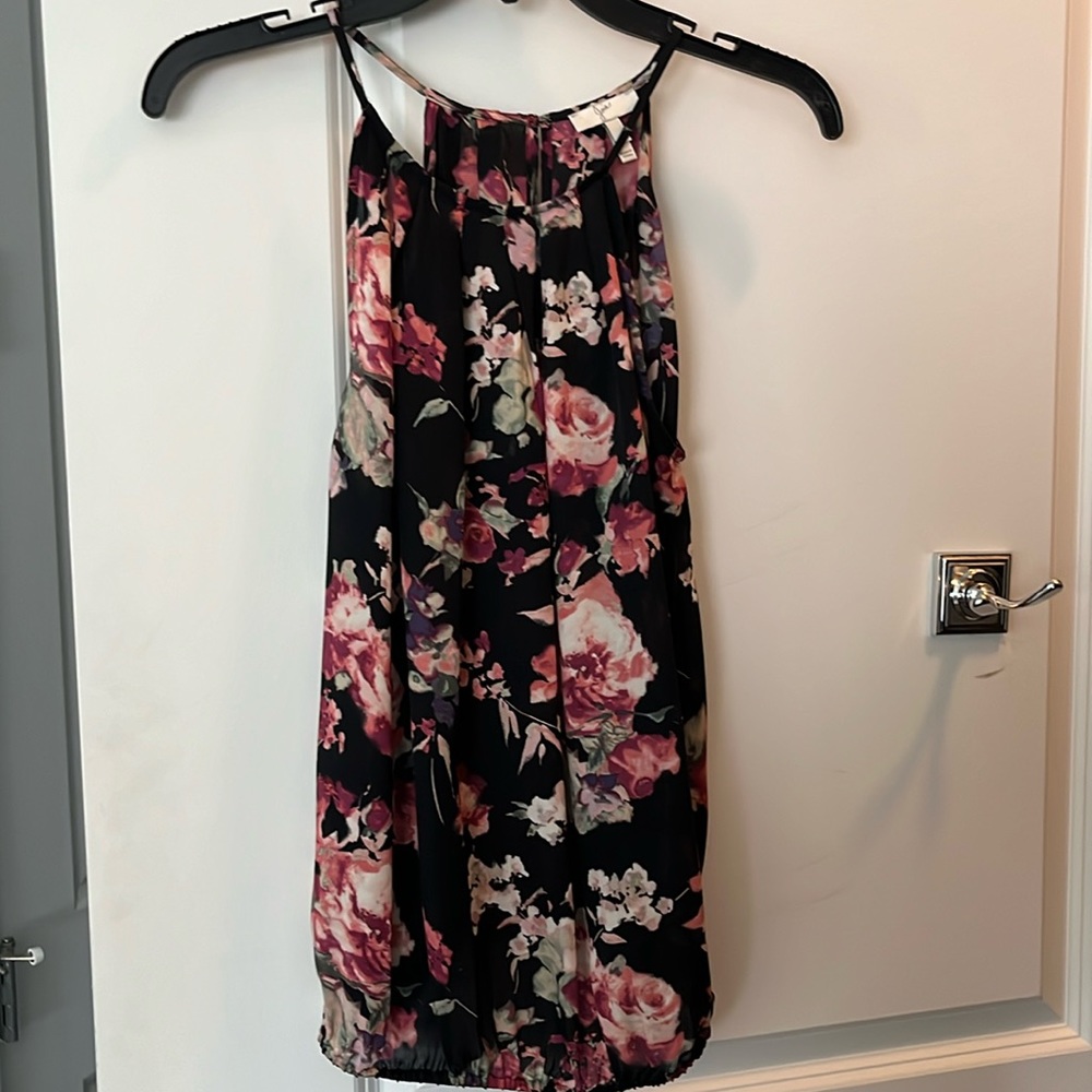 Joie Floral Silk Blouse XS